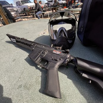 Fightertown Paintball Park - If you don't have a barrel cover on your gun you can buy one at the shop or rent them for only 1 dollar or you can buy one for 5 dollars. - Paintball Near Me - El Mirage, Arizona