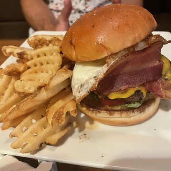 The Chocolate Martini Bar - Sunny Side Burger w Waffle Fries - Cocktail Bars Near Me - Pooler, Georgia The Chocolate Martini Bar - Sunny Side Burger w Waffle Fries - Cocktail Bars Near Me - Pooler, Georgia