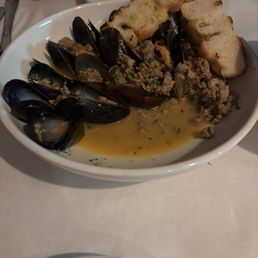 Mussels with chorizo Mussels with chorizo