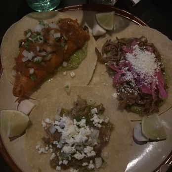 Lone Star Taco Bar - FUNDIDO CHORIZO TACO BEEF BARBACOA TACO CARNITAS PORK TACO - Bars Near Me - Allston, Massachusetts