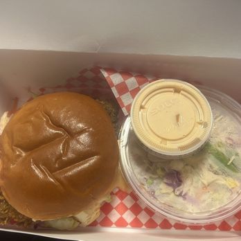 Music City Hot Chicken - Chicken sandwich with extra sauce and slaw - Chicken Shop Near Me - Denver, Colorado Music City Hot Chicken - Chicken sandwich with extra sauce and slaw - Chicken Shop Near Me - Denver, Colorado
