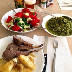 U-Pic Farms - Horiatiki Salad Made with Tomatoes from U-Pic Farms from this past Sunday, Greek Easter Lunch. Look how red and DELISH  :-)