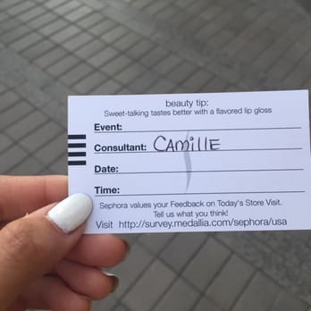 SEPHORA - Camille, one of the amazing workers here! - Cosmetics & Beauty Supply Near Me - San Diego, California