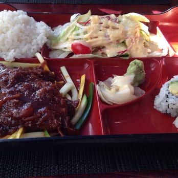 Aji 53 - Lunch special - Sea bass w/ XO sauce bento box. Highly recommend - Sushi Bars Near Me - Bay Shore, New York Aji 53 - Lunch special - Sea bass w/ XO sauce bento box. Highly recommend - Sushi Bars Near Me - Bay Shore, New York