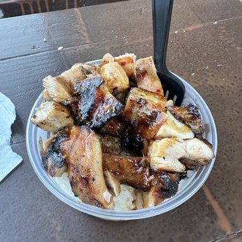 Nano's Ohana Cafe - Hawaiian BBQ chicken bowl- comes with scoop of rice and mac - Ice Cream & Frozen Yogurt Near Me - Half Moon Bay, California Nano's Ohana Cafe - Hawaiian BBQ chicken bowl- comes with scoop of rice and mac - Ice Cream & Frozen Yogurt Near Me - Half Moon Bay, California