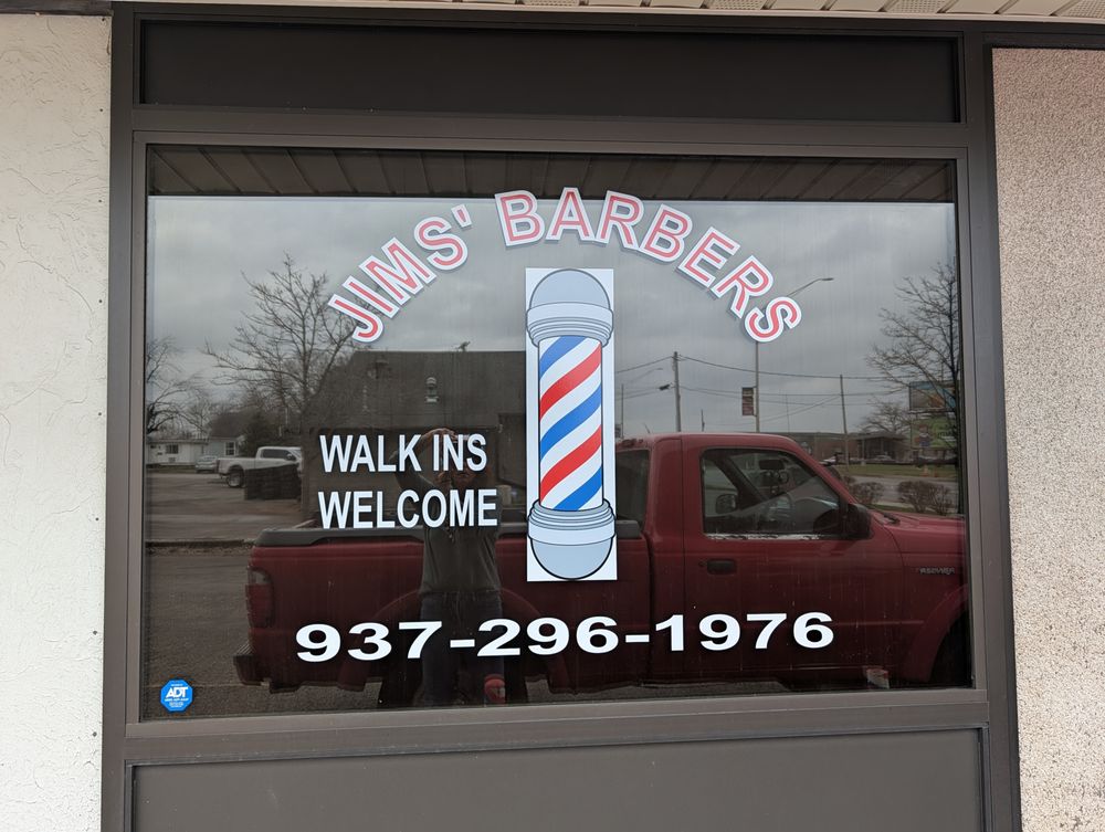 Jim's Barber Shop Logo