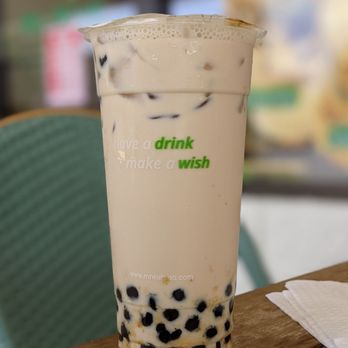 Mr. Wish - Black Tiger Milk (L) - Bubble Tea Near Me - Herndon, Virginia