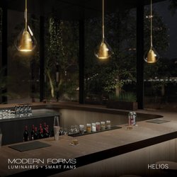 Valencia Lighting & Fans - Stunning Pendants on Display.
