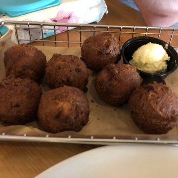 Poseidon - Hush puppies - everyone liked them but not gluten-free - Seafood Near Me - Hilton Head Island, South Carolina
