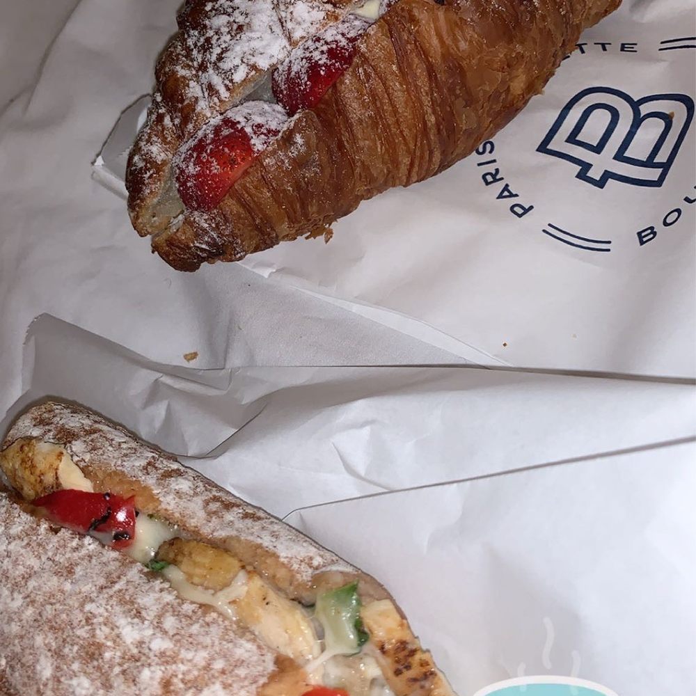 Paris Baguette - Honey chicken and Bavarian Creme Croissant - Bakeries Near Me - New York, New York Paris Baguette - Honey chicken and Bavarian Creme Croissant - Bakeries Near Me - New York, New York