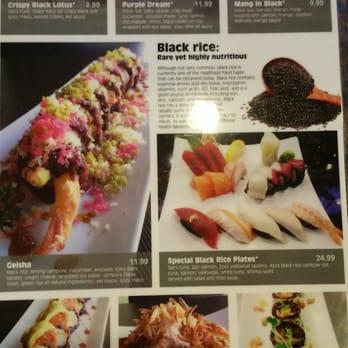 Hiroba Sushi - Didn't have this when they started the "Black Rice Sushi Specials" - Sushi Bars Near Me - Henderson, Nevada Hiroba Sushi - Didn't have this when they started the "Black Rice Sushi Specials" - Sushi Bars Near Me - Henderson, Nevada