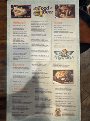 Menu photo 1 Food + Beer Tampa, FL