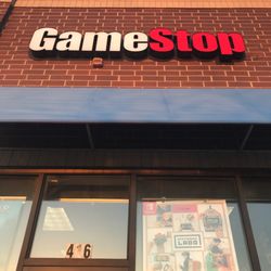 Gamestop - Store front sign and address.