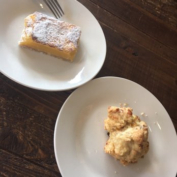 Cafe Stella - Lemon bar and bacon cheddar cheese biscuit - Coffee & Tea Near Me - Norfolk, Virginia