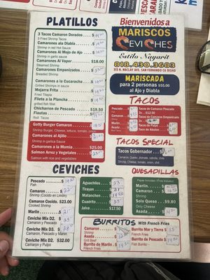 Menu photo 2 Ceviches San Fernando, CA Menu photo 2 Ceviches San Fernando, CA