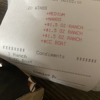 Buffalo Wild Wings - 2 boxes of wings... $37. nothing else. They failed to read the bright red letters. Smh. - American Near Me - Palm Desert, California Buffalo Wild Wings - 2 boxes of wings... $37. nothing else. They failed to read the bright red letters. Smh. - American Near Me - Palm Desert, California