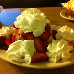 Gramia's Restaurant - Look at all those strawberries!!!!