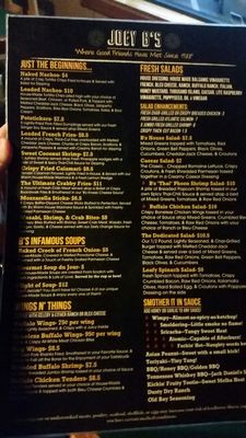 Menu photo 8 Joey B Palmerton, PA