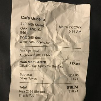 Cafe Uccello - My order shows that I requested spicy sauce on the side (misspelled as "said"). - Breakfast & Brunch Near Me - Oakland, California Cafe Uccello - My order shows that I requested spicy sauce on the side (misspelled as "said"). - Breakfast & Brunch Near Me - Oakland, California