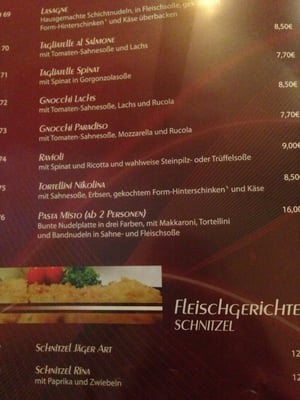 Menu photo 2 Paradiso Ristorante Braunschweig, NI Menu photo 2 Paradiso Ristorante Braunschweig, NI