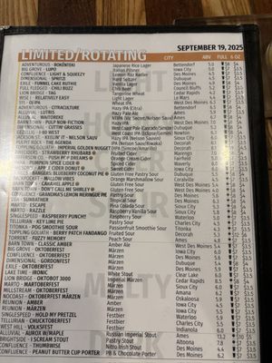 Menu photo 2 Iowa Taproom Des Moines, IA Menu photo 2 Iowa Taproom Des Moines, IA