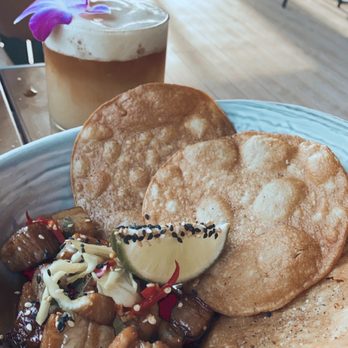 Perch - Pork belly tostados and mai tai - Seafood Near Me - Gulf Shores, Alabama Perch - Pork belly tostados and mai tai - Seafood Near Me - Gulf Shores, Alabama