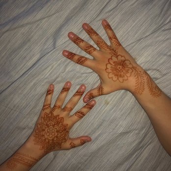 Nanu Threading - Henna Henna tattoos are non-permanent dying or staining on the top layer of skin using a henna paste product, the process is called Mehndi. - Waxing Near Me - Costa Mesa, California