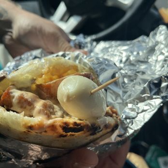 The Burger Temple - Arepa con Pollo Desmechado - Colombian Near Me - Paterson, New Jersey The Burger Temple - Arepa con Pollo Desmechado - Colombian Near Me - Paterson, New Jersey