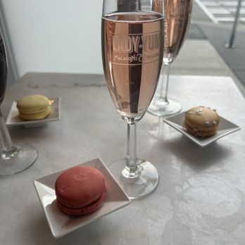 Lady Yum - Denny Triangle - Champagne and macaron special $5 - Macarons Near Me - Seattle, Washington