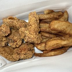 KFC - Hot Wings and Potato Wedges