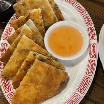 Fortune House - Fried wonton wrappers with green onions - Chinese Near Me - Dallas, Texas Fortune House - Fried wonton wrappers with green onions - Chinese Near Me - Dallas, Texas