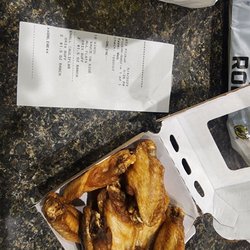Buffalo Wild Wings - This is what you get if you ask for original buffalo sauce with extra sauce on the side... they provided x1 tiny cup of sauce...