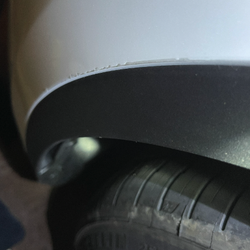 Northwest Autoshield - Lifting Film on Bumper. Niel was able to fix
