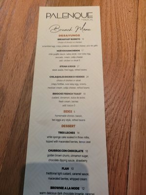 Menu photo 1 Palenque Kitchen Riverside, CA