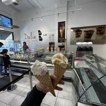 Dulce Artisan Gelato - Ready! Look at these cones! - Gelato Near Me - Woodstock, Georgia Dulce Artisan Gelato - Ready! Look at these cones! - Gelato Near Me - Woodstock, Georgia