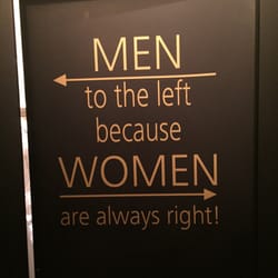 Cafe Daniel Moser - Signs to the washrooms
