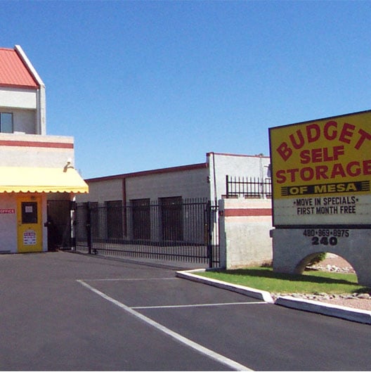 BUDGET SELF STORAGE OF MESA Updated August 2024 240 E Southern Ave