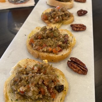 eight60 Wine Whiskey Bites - Olive Tapenade Crostini - Wine Bars Near Me - Slidell, Louisiana