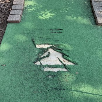 Lakeside Mini Golf - This is not the only spot tore up. - Mini Golf Near Me - Henrico, North Carolina Lakeside Mini Golf - This is not the only spot tore up. - Mini Golf Near Me - Henrico, North Carolina