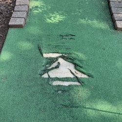 Lakeside Mini Golf - This is not the only spot tore up.
