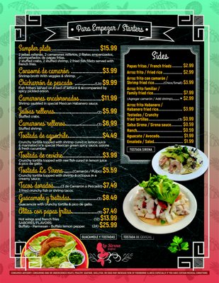 Menu photo 4 La Sirena Seafood Houston, TX Menu photo 4 La Sirena Seafood Houston, TX