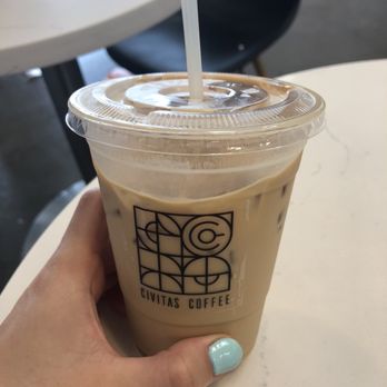 Civitas Coffee - Iced Honey Lavender Latte - Coffee & Tea Near Me - La Mirada, California