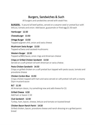 Menu photo 3 Shooter's Lounge Ely, NV Menu photo 3 Shooter's Lounge Ely, NV
