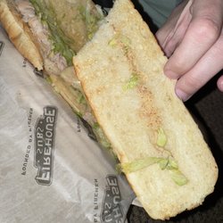 Firehouse Subs - Ranch on my turkey and this was day 1 vs day 2 in other photo with turkey. consistent with recipe?with one is it ? DRENCH it or nothing?