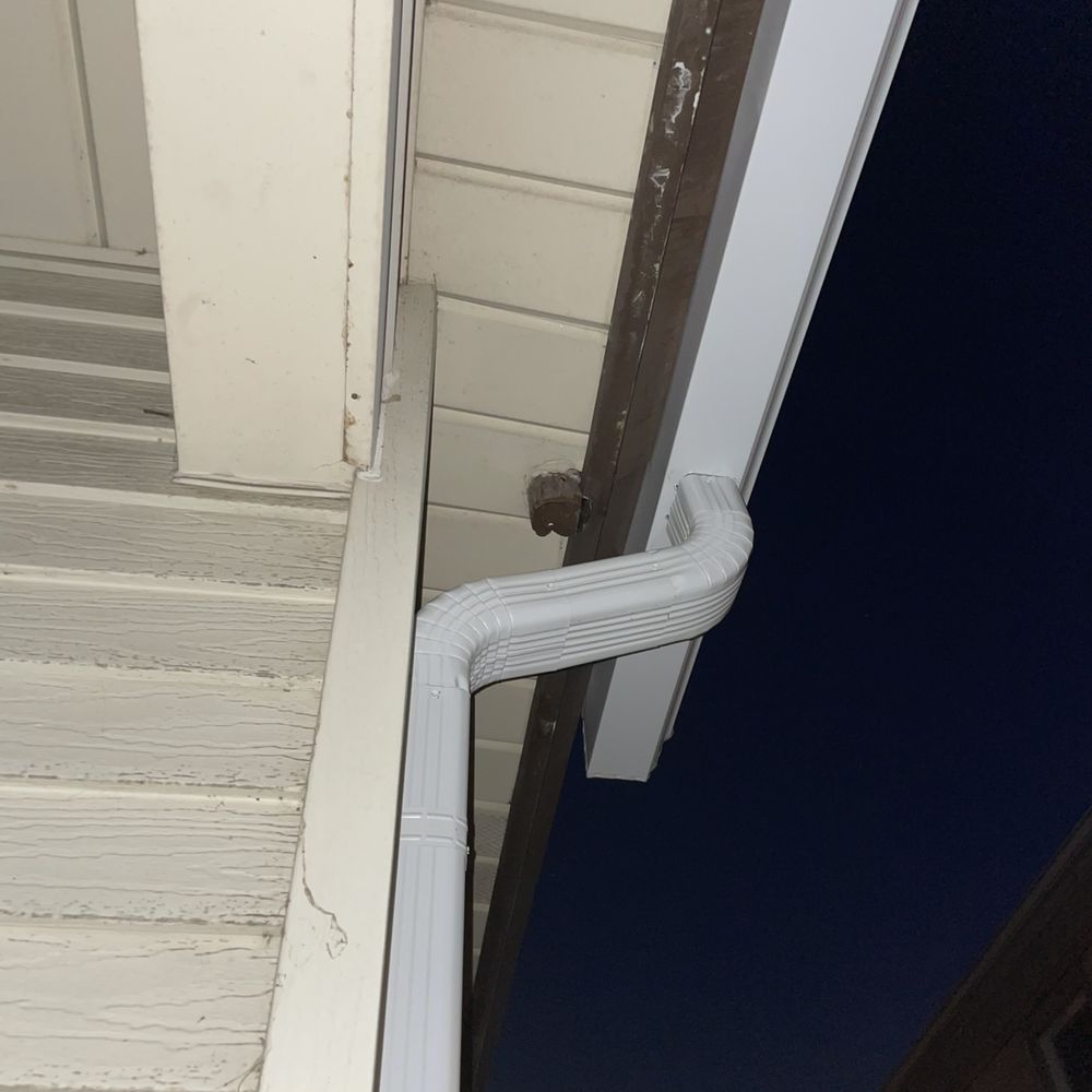 All Season Roofing - Gutter system exposed spout 2 - Roofing Near Me - Greendale, Wisconsin