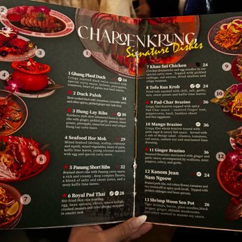 Charoen Krung Thai - menu - Thai Near Me - New York, New York Charoen Krung Thai - menu - Thai Near Me - New York, New York