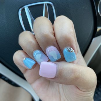 Nail Expo & Spa - Gender reveal nails - Nail Salons Near Me - Yukon, Oklahoma Nail Expo & Spa - Gender reveal nails - Nail Salons Near Me - Yukon, Oklahoma