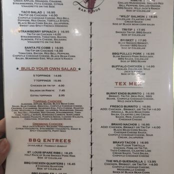 Wild Jacks Tex Mex BBQ - Menu 10/25 - Barbeque Near Me - Kettleman City, California Wild Jacks Tex Mex BBQ - Menu 10/25 - Barbeque Near Me - Kettleman City, California