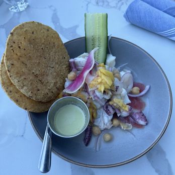 Crudo - De Los Patrones Ceviche - So Seafood Forward! - Latin American Near Me - Palm Springs, California Crudo - De Los Patrones Ceviche - So Seafood Forward! - Latin American Near Me - Palm Springs, California