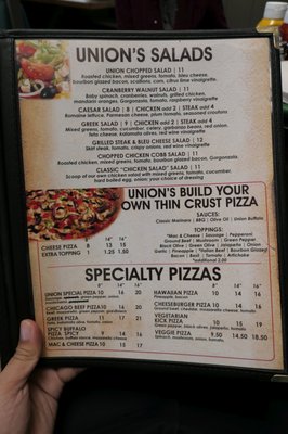Menu photo 3 Union Ale House Pub Prospect Heights, IL